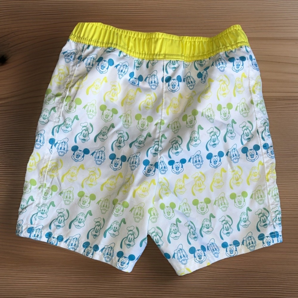 Disney Store Mickey Mouse Donald Pluto & Goofy Swim Trunks Boys Size 5/6 NWT - Picture 4 of 5